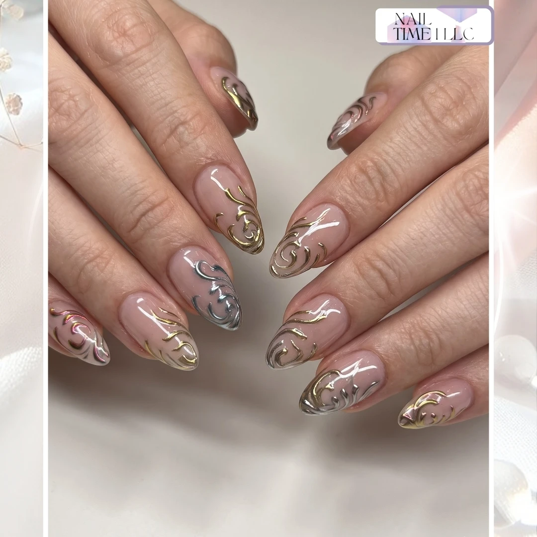 Ladies nails art